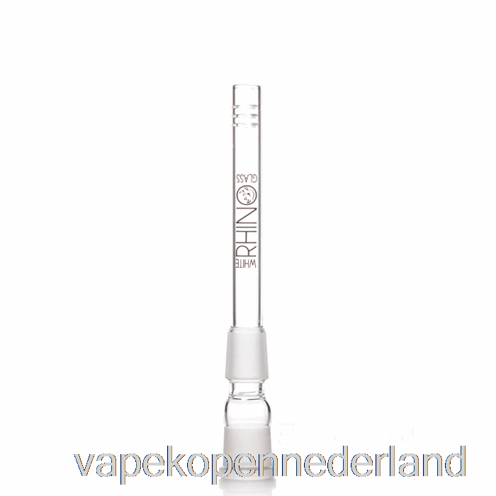 Vape Nederland Witte Neushoorn 19/19 Glazen Downstem 5inch